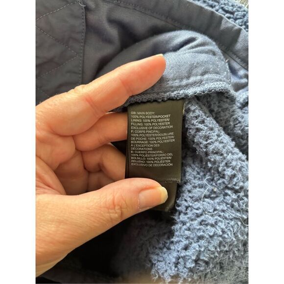 The North Face Women Osito Jacket Sherpa Fleece Urban Navy Size XL - Picture 3 of 13